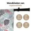Bladeren - Pastel - Jungle Wandkleed katoen klein -sfeer2