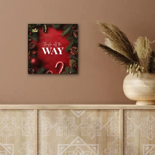 Kerst - Quote - Rood - Kerstballen aluminium wit klein -sfeer4