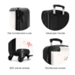 Vliegend circus NBS - Handbagage koffer - Kinderen Unisex middel zzzzzzzbolletjes_ENG