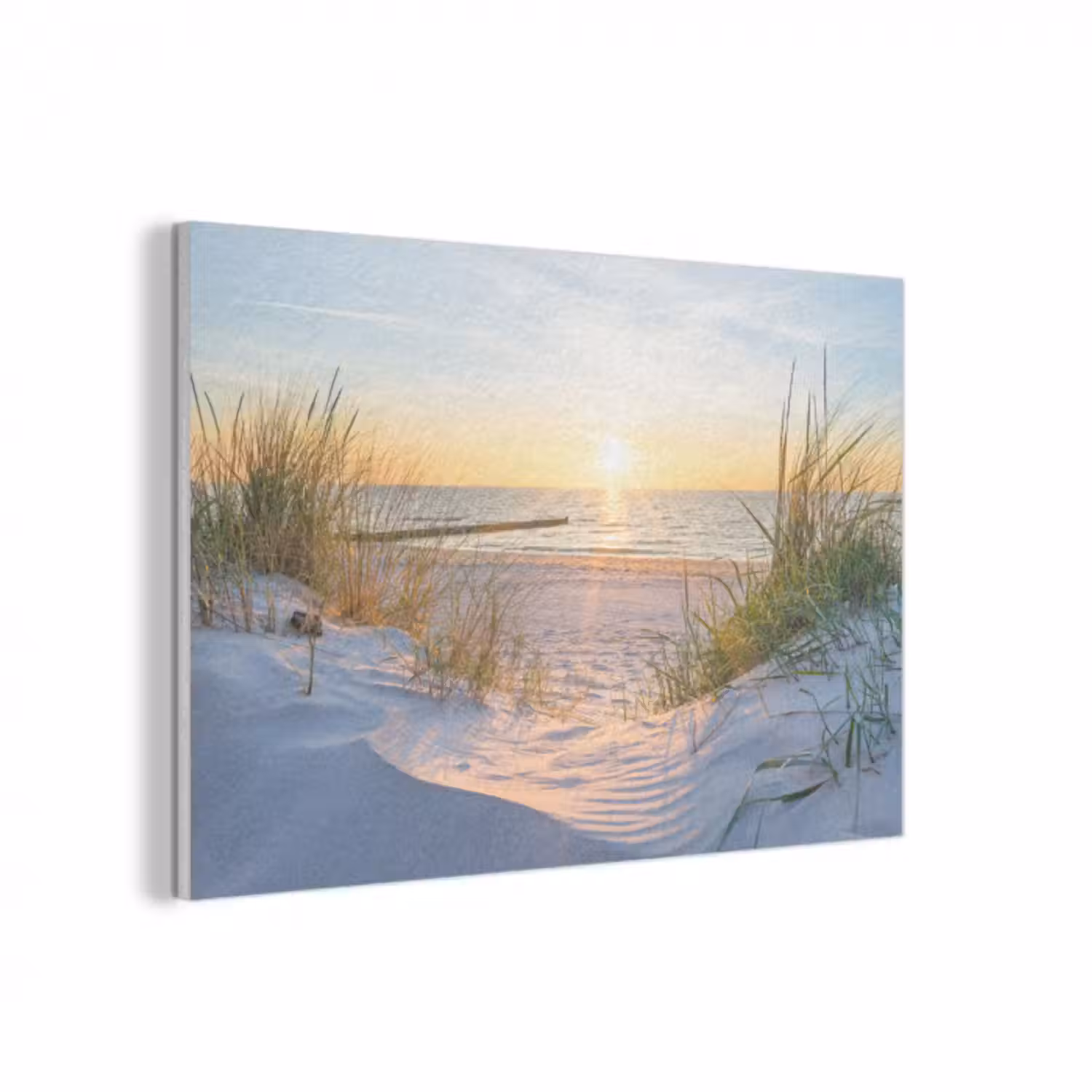 Akustikbild - Strand - Sonne - Düne - Gras - Sand - Horizont