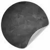 Structuur - Cement - Beton - Grijs - Vintage Wandcirkel behangsticker klein -3d