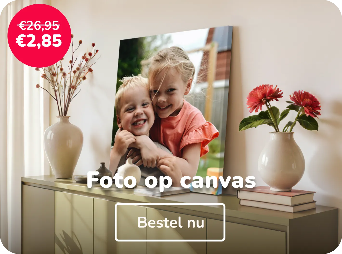 Foto op canvas