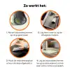 Patroon - Groen - Eieren Inductie beschermer vinyl 3mm klein -zzzzzzz-td-werking