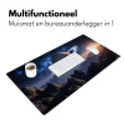 Fantasy - Kosmos - Landschap Muismat XXL klein -sfeer4