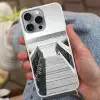 Loopbrug - Hout - Strand - Zee Hoesje iPhone 16 Pro Max met koord klein -sfeer3