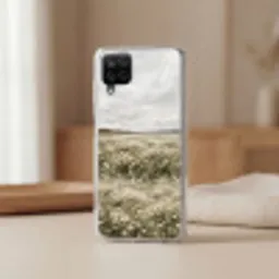 Illustratie - Landschap - Wit Telefoonhoesje Samsung Galaxy A12 klein -sfeer2