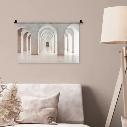 Hal - Bogen - Symmetrisch - Modern Wandkleed katoen klein -sfeer4