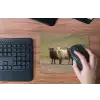 Schapen - Bruin - Wit - Grindpad muismat rubber klein -toetsenbord