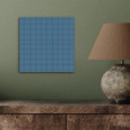 Ruiten - Geometrisch - Blauw aluminium wit klein 46 -sfeer2