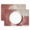 Figuren - Abstract - Roze Placemat vinyl groot -zzsfeer2_Kitchenyeah-website