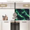 Groen - Bliksem - Storm keuken achterwand 2 middel 871 -voor-na2_NL
