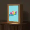 Blauw - Snoep - Regenboog Light Box met kabel (Tafellamp) klein -z3d_website