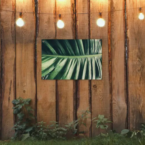 Bladeren - Tropisch - Jungle tuinposter los doek klein -sfeer1