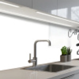 Espressomachine - Zwart - Wit keuken achterwand 2 middel -3d_schuin