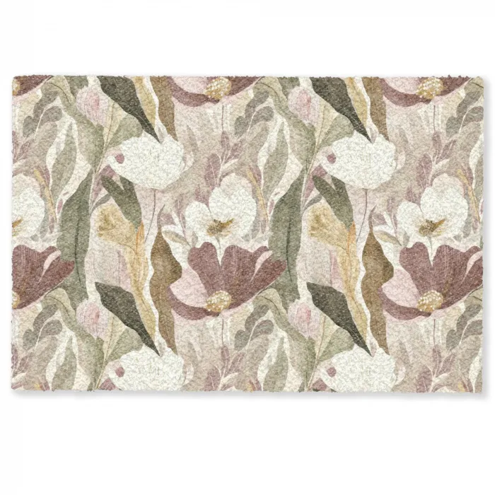 Bloemen - Aquarel - Kleurrijk Deurmat klein 898 -zkaufland3d