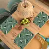 Kersenbloesem - Kraamvogels - Groen Placemat vinyl groot 368 -zzsfeer5_Kitchenyeah-website