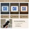 Ciao - Blauw - Stippen Light Box met batterij (Wandlamp) middel -USP_lichtkleurNL