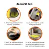 Mij niet bellen - Telefoon - Geel Inductie beschermer vinyl 3mm klein -zzzzzzz-td-werking