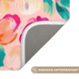 Bloesems - Vrolijk - Kleurrijk Badmat klein 997 -USP_AntislipFR