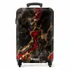 Marmer - Vuur en Goud in Marmer NBS - Handbagage koffer - Kinderen Unisex middel -productfoto_recht