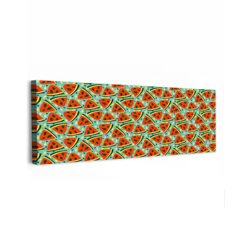 Watermeloen - Zomers - Fruit canvas 2cm klein 828 -z3d