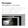 Champagnefles - Glas - Minimalistisch - Spetters Muismat XXL klein -sfeer5