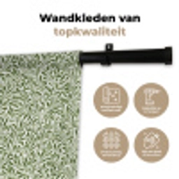 Botanisch - Takken - Groen Wandkleed katoen klein 269 -sfeer2