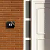 Gouden hoek - Traditioneel Naambord Rechthoek middel -sfeer3-rechthoek-S