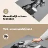 Teckel - Bier - Glas - Bril Inductie beschemer met haakjes middel -ky-schoon-nl