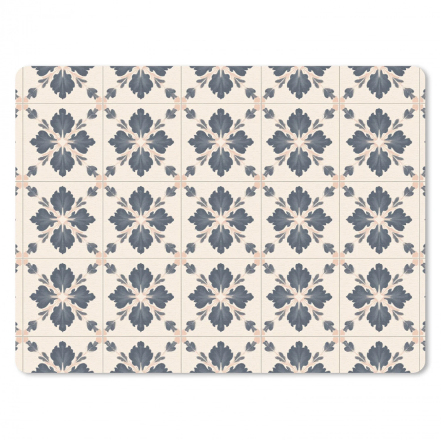 Bladvorm - Klassiek - Kleurrijk muismat rubber klein 262 -3d