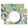 Vriendelijke Dierenparade Placemat vinyl groot -zzsfeer2_Kitchenyeah-website