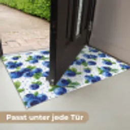 Bessen - Patroon - Blauw Deurmat klein 898 -USP_DE