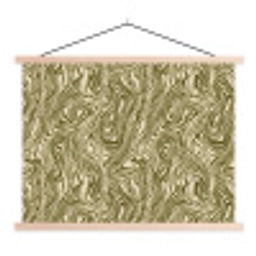 Abstract - Marmer - Groen textielposter latten blank klein 122 -3d