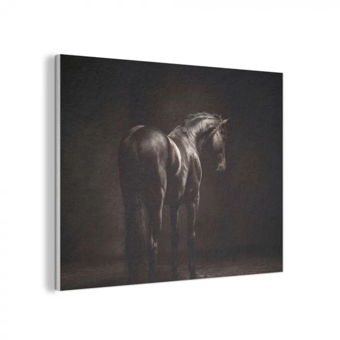 Krachtig - Paard - Donker PET vilt klein -3d