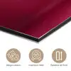 Hengst - Steigert - Rood aluminium wit klein -closeup_FR