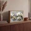 Bloemen - Orchidee - Abstract - Modern Light Box met batterij (Wandlamp) middel -sfeer2