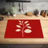 Silhouet - Bladeren - Tak Inductie beschermer vinyl 3mm klein -sfeer5