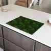 Sierlijk - Bloemen - Groen Inductie beschermer vinyl 3mm klein 276 -sfeer8