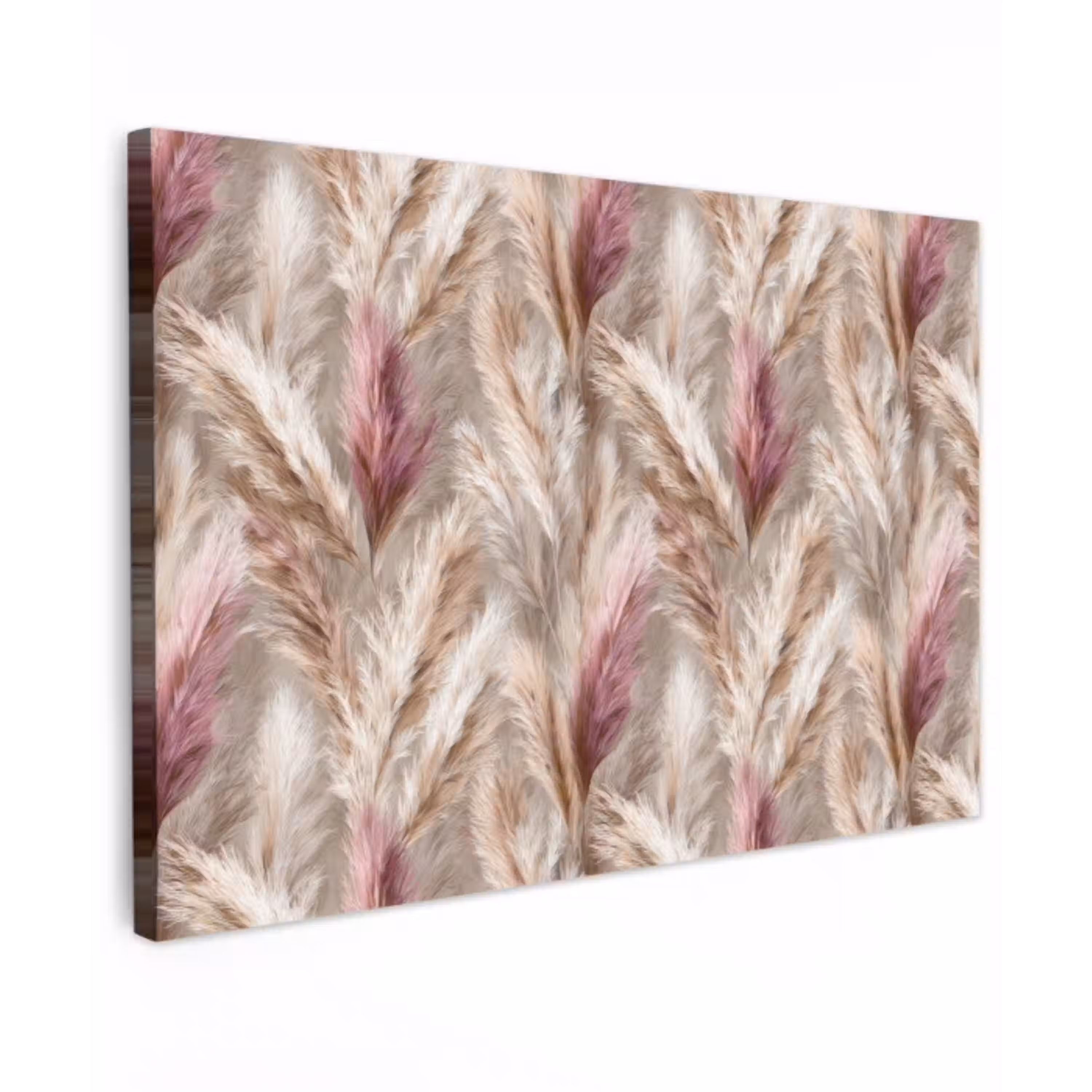 Pampasgras - Pluizig - Kleurrijk canvas 2cm klein 34 -z3d