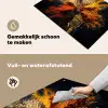 Specerijen - Explosie - Oranje Inductie beschemer met haakjes klein -ky-schoon-nl
