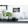 Riet - Gras - Natuur - Winter - Meer Muursticker klein -keuken