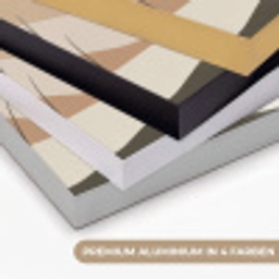 Japandi - Landschap - Beige Textielframe zwart klein -USP_kleurenDE