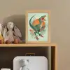 Dino - Bladeren - Grafisch - Groen Light Box met kabel klein -sfeer2_kind