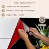 Ananas - Fruit - Water - Planten - Zwart keuken achterwand spatscherm klein -spatscherm_NL