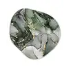 Luxe - Marmer - Groen Wandcirkel Organisch Forex 3mm klein -3d