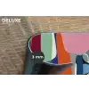 Vormen - Ritmisch - Kleuren - Abstract Placemat vinyl groot -closeup