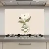 Bloem - Wit - Vaas - Quote keuken achterwand spatscherm klein -3d_website
