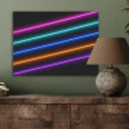Esthetiek - Retro - Neon PET vilt klein -sfeer2