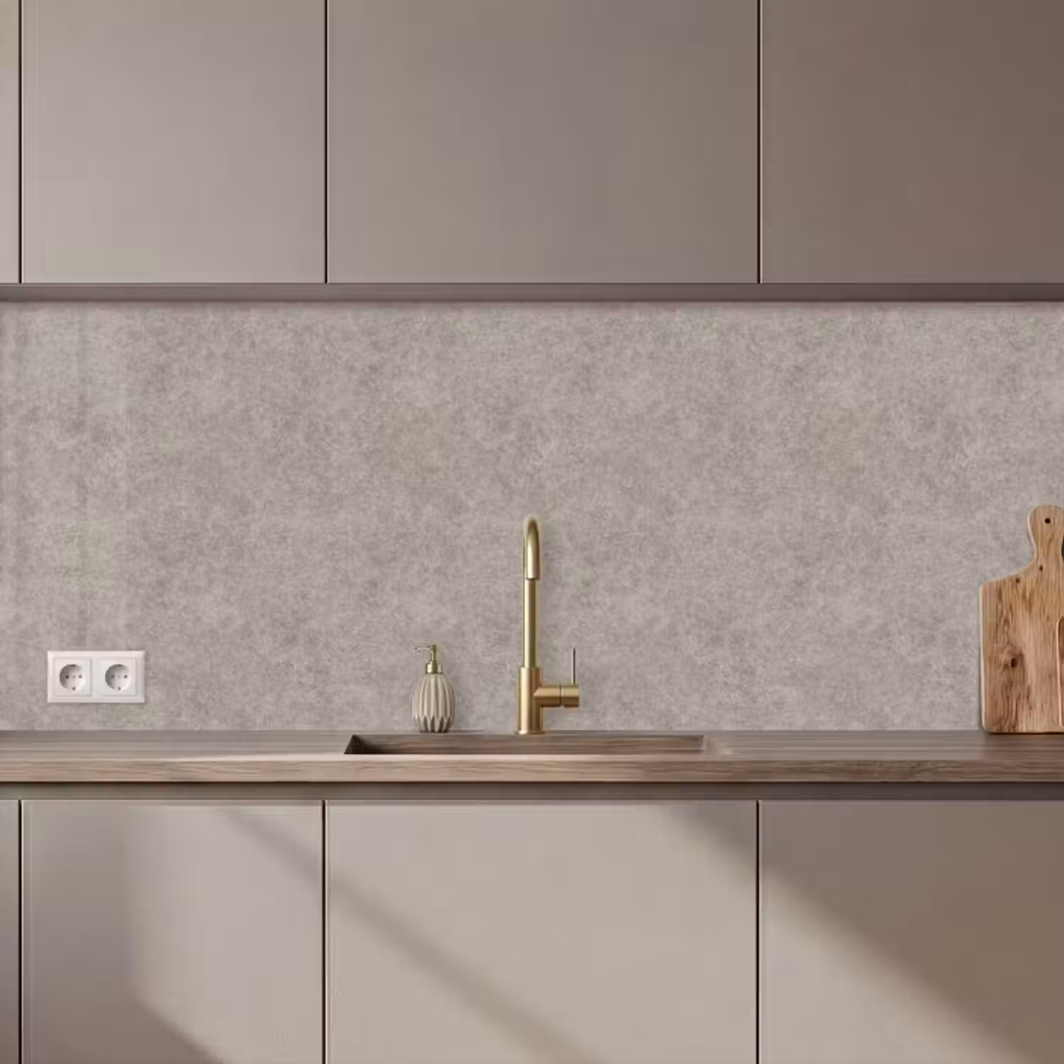 Küchenrückwand - Muster - Beton - Grau
