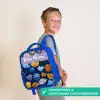 Bloemen - Patroon - Blauw Kinderrugzak - Blauw middel -sfeer3_NL